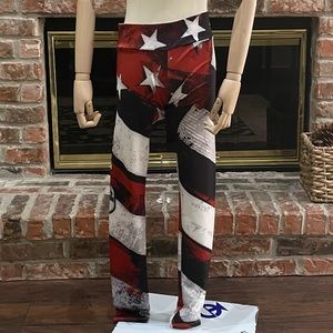 Teespring patriotic military family “Remember Everyone Deployed” flag leggings